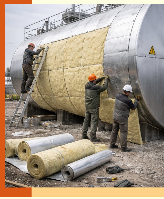 Утепление резервуаров с топливом в Куйбышеве надежно и экономично