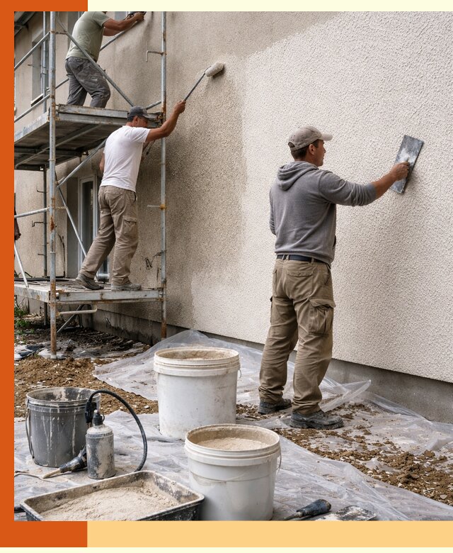 Утепление фасада жидкой пробкой в Куйбышеве