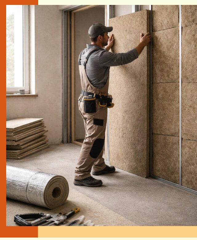 Шумоизоляция дома в Куйбышеве — комплексная защита от шума